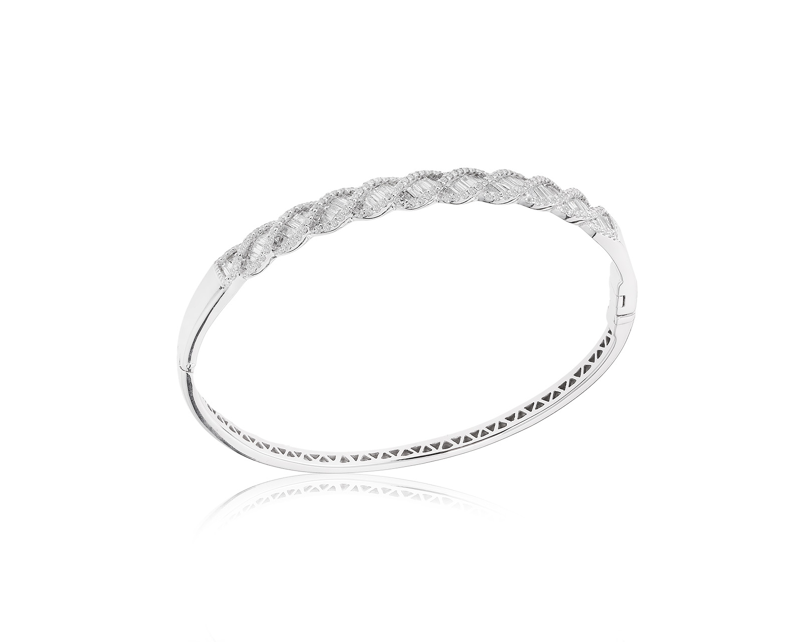 Золотой браслет с бриллиантами 2.06ct