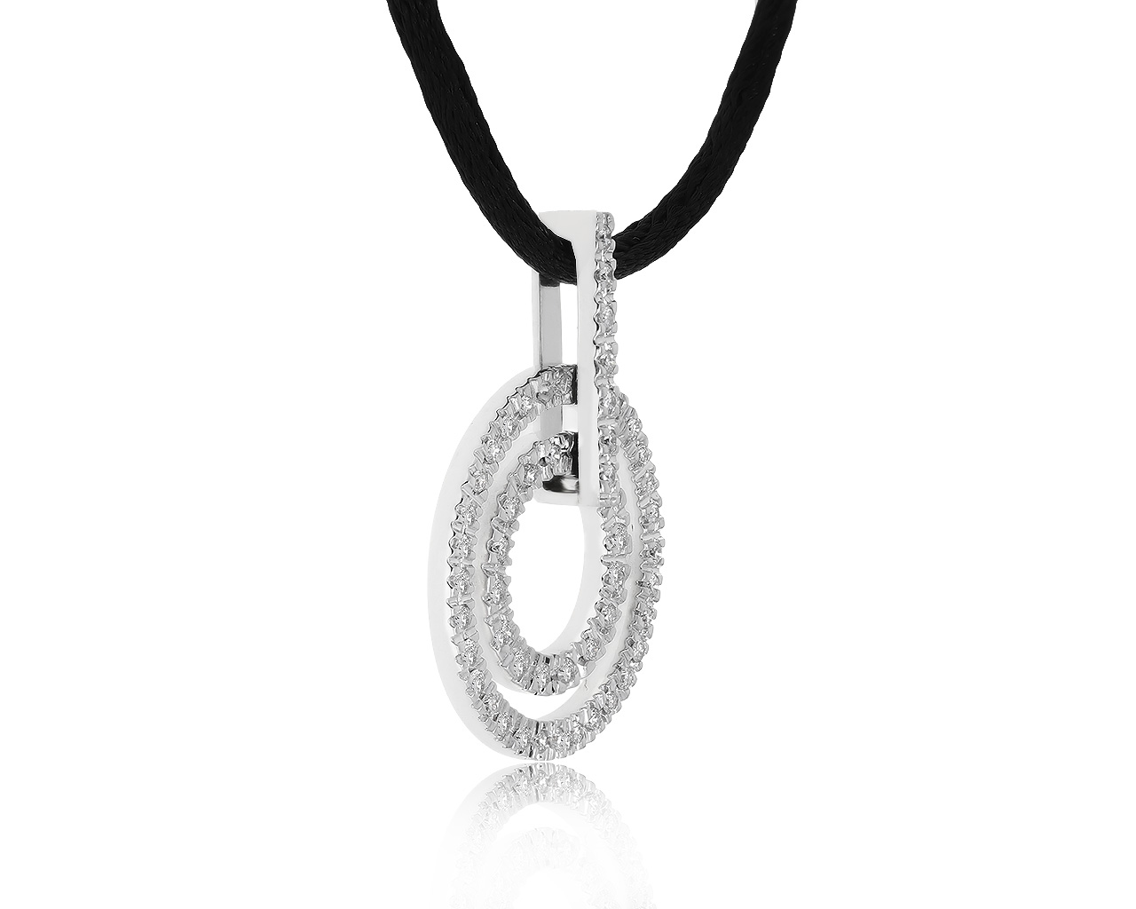 Завораживающий золотой кулон с бриллиантами 0.65ct