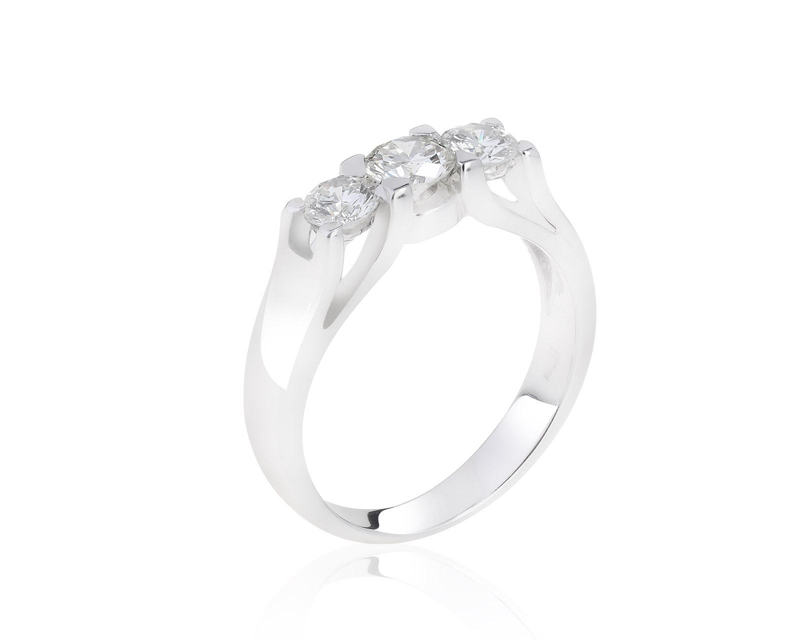 Прелестное золотое кольцо с бриллиантами 1.00ct 240322/2