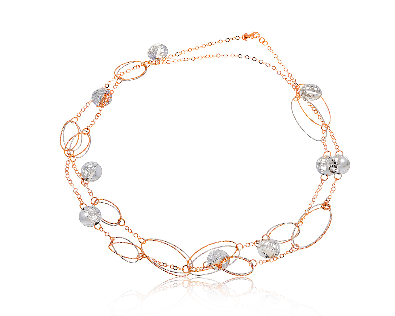 Итальянское золотое ожерелье 040521/4