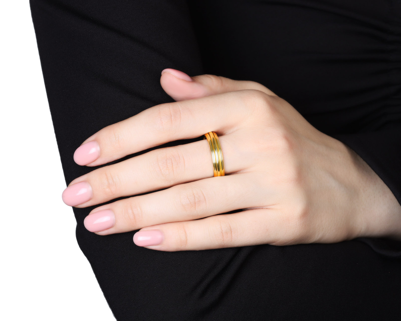 Оригинальное золотое кольцо Piaget Possession