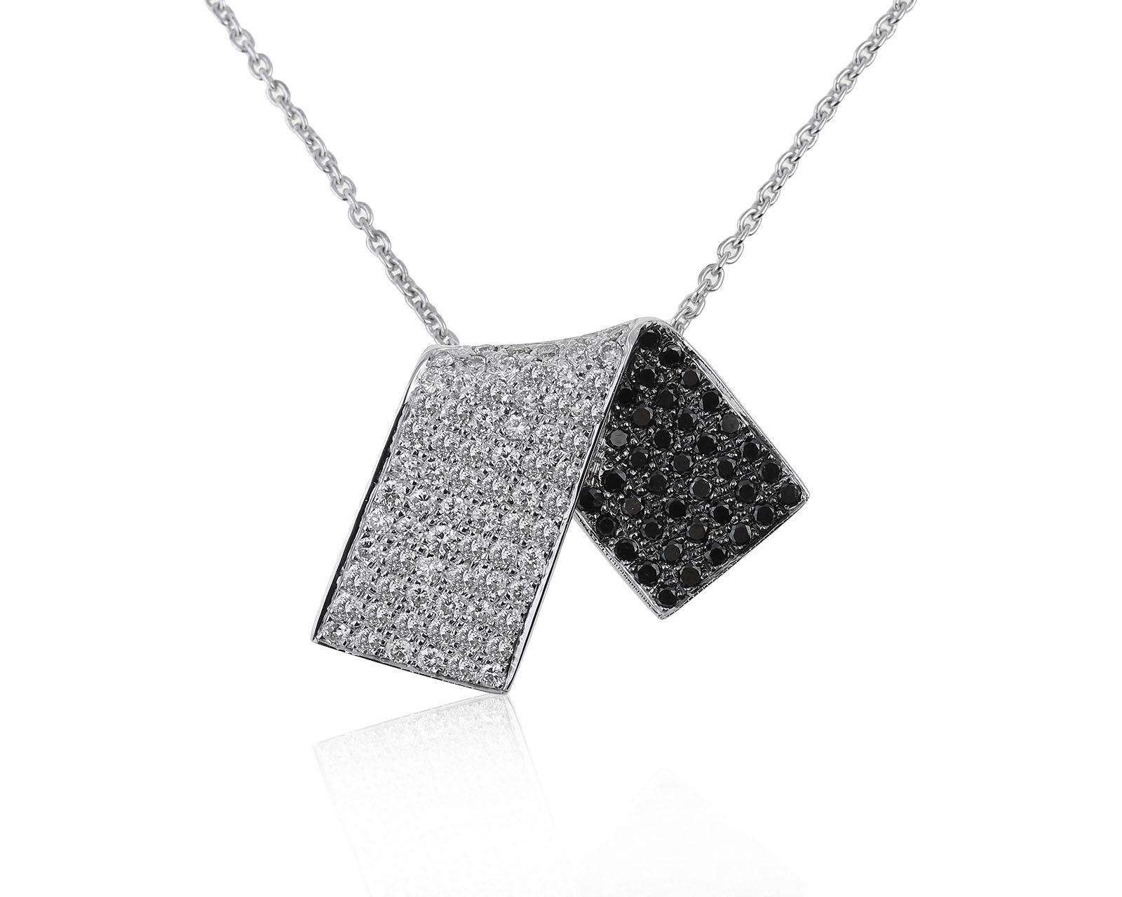 Стильный золотой кулон с бриллиантами 1.69ct 170521/13