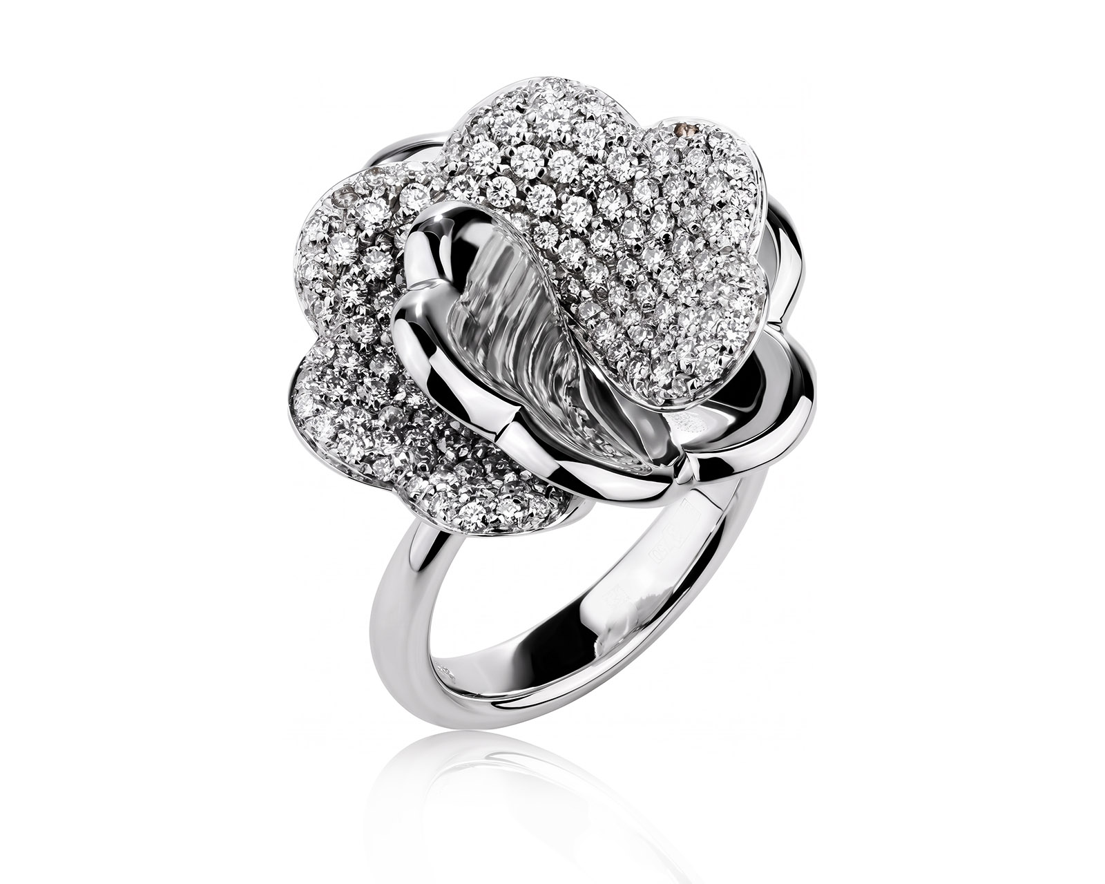 Оригинальное золотое кольцо с бриллиантами 1.24ct Giorgio Visconti 280726/4
