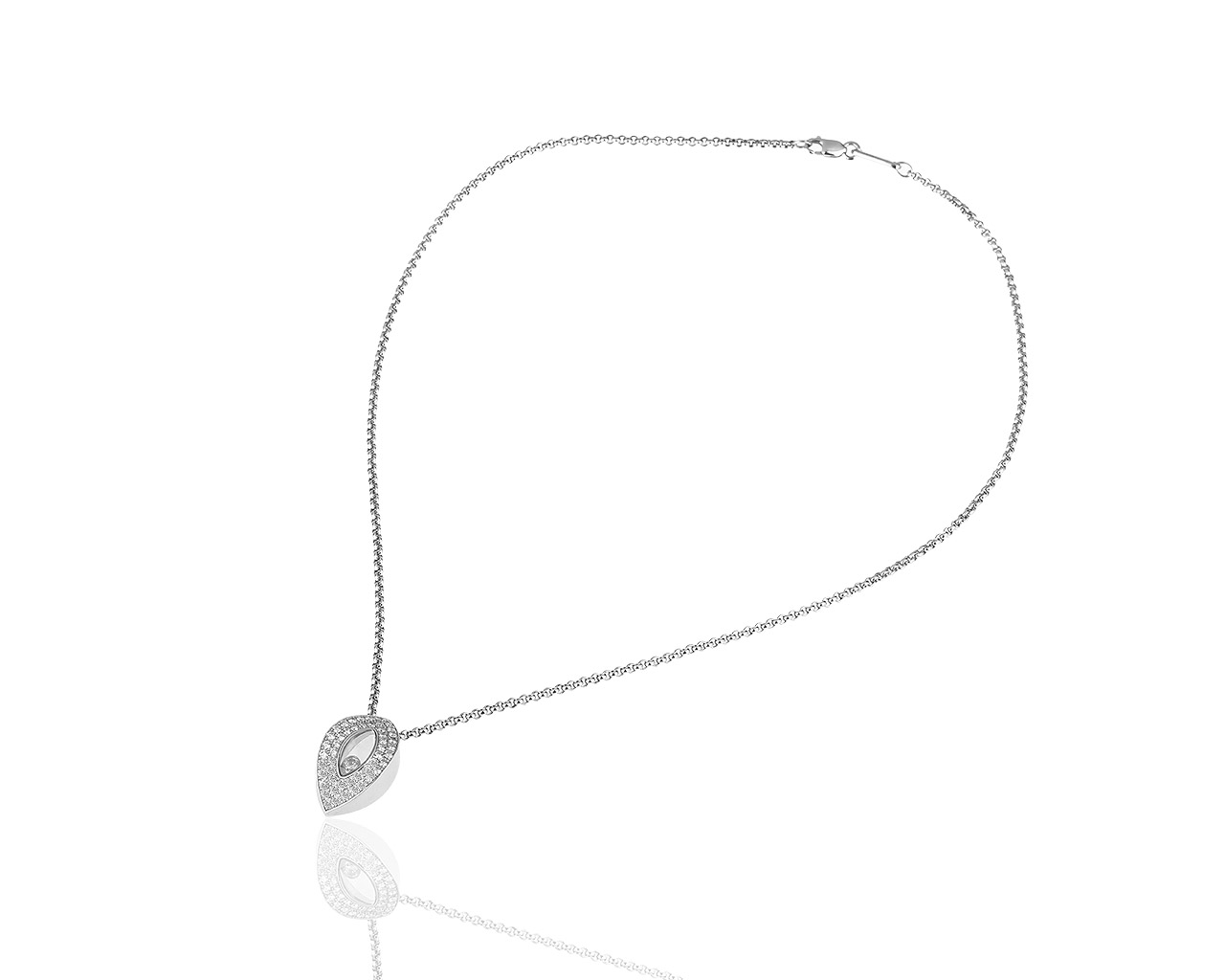 Прекрасная золотая подвеска с бриллиантами 0.91ct Chopard