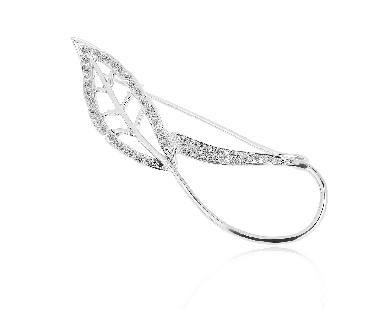 Золотая брошь с бриллиантами 0.52ct 040618/3