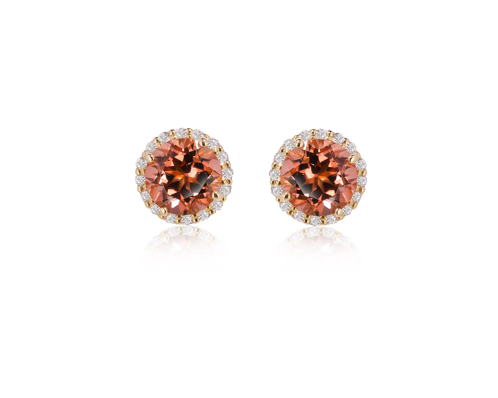 Оригинальные золотые серьги с турмалинами 1.87ct Lykov`s Jewellery 300426/КМ348