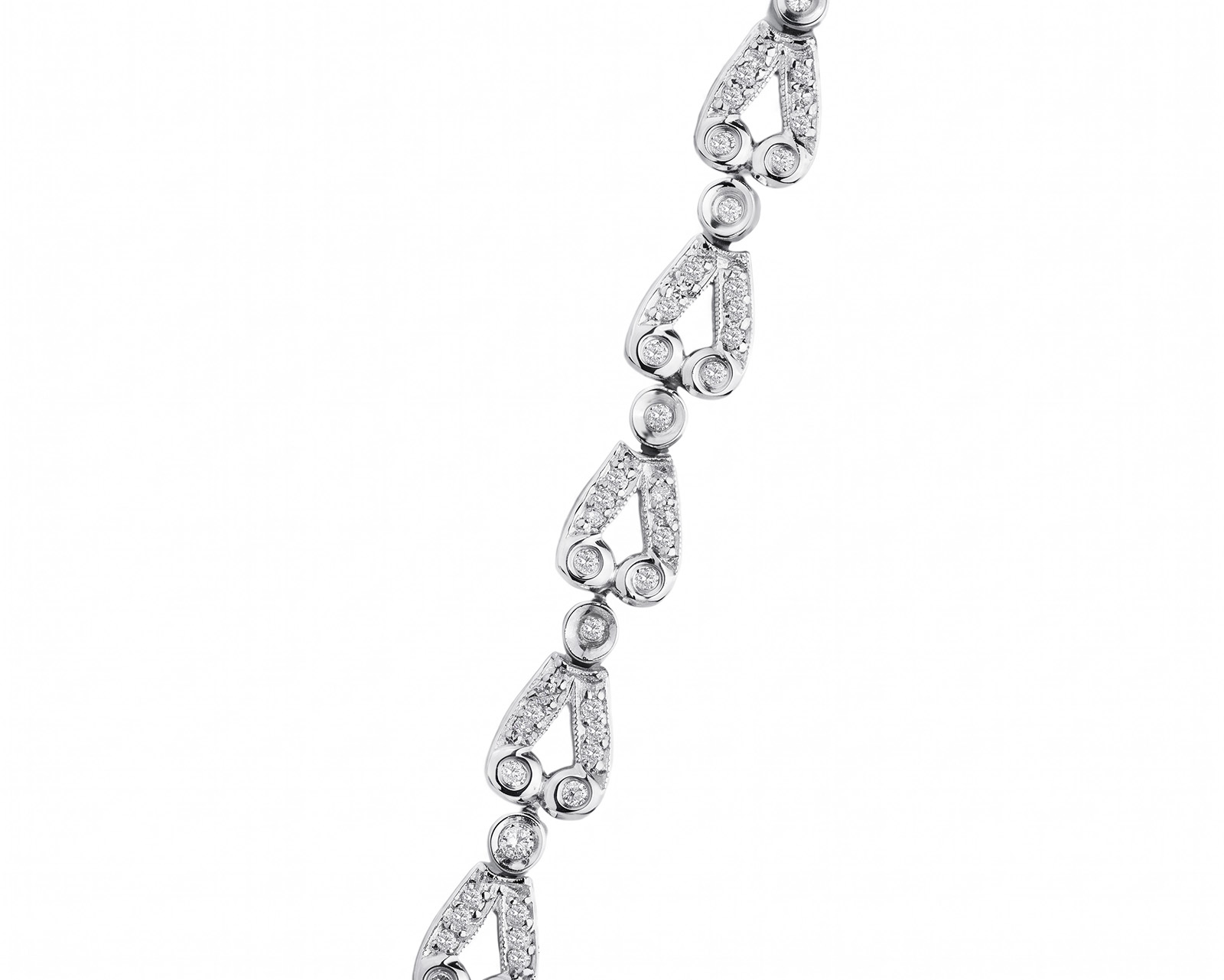 Золотой браслет с бриллиантами 0.85ct