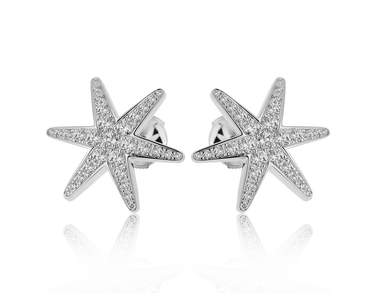Оригинальные золотые серьги с бриллиантами 1.17ct Chopard 150620/1