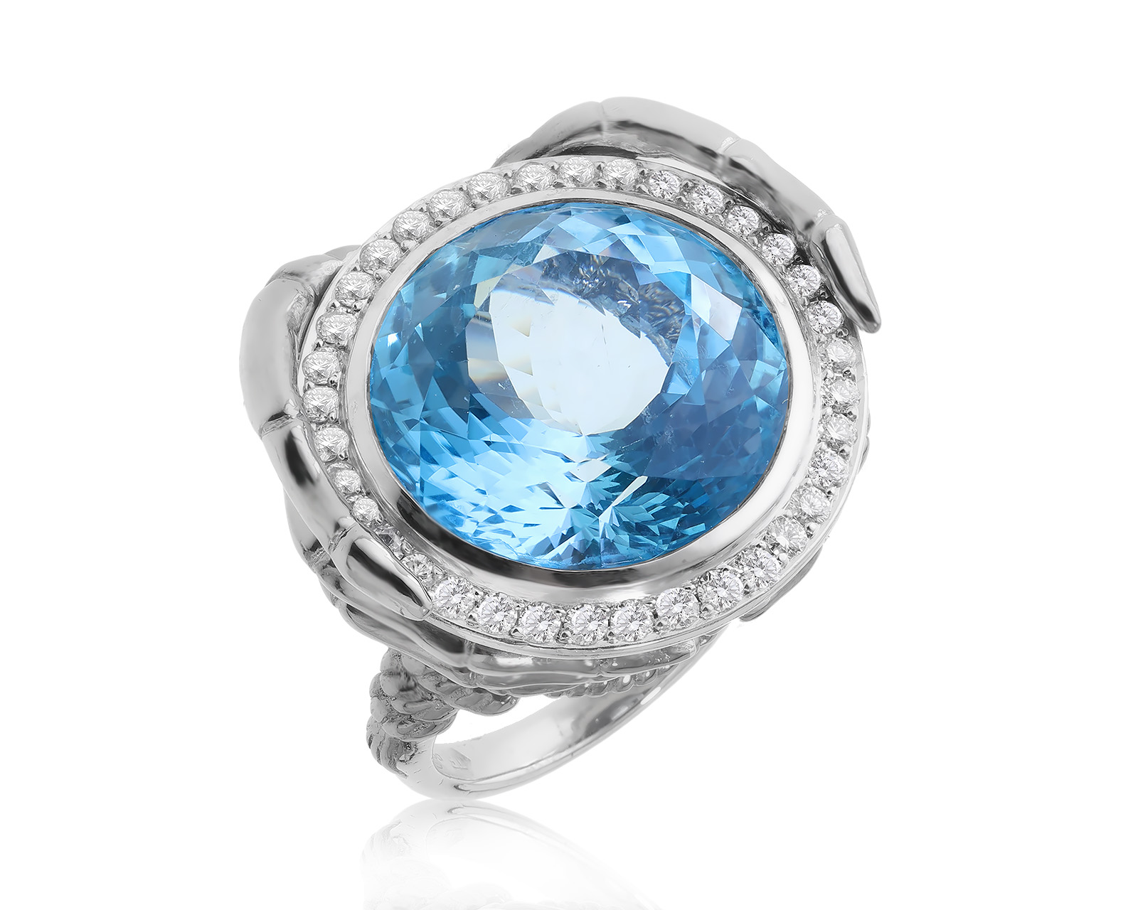 Оригинальное золотое кольцо с топазом 28.00ct Theo Fennell 120423/10