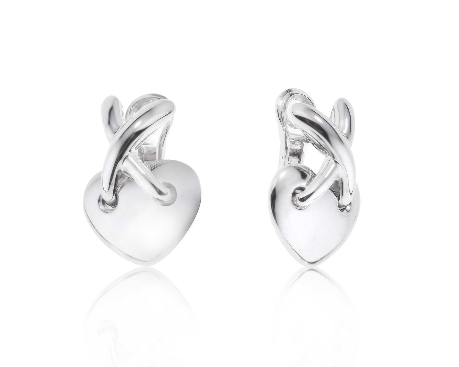Оригинальные золотые серьги Chaumet Liens Heart 010423/3