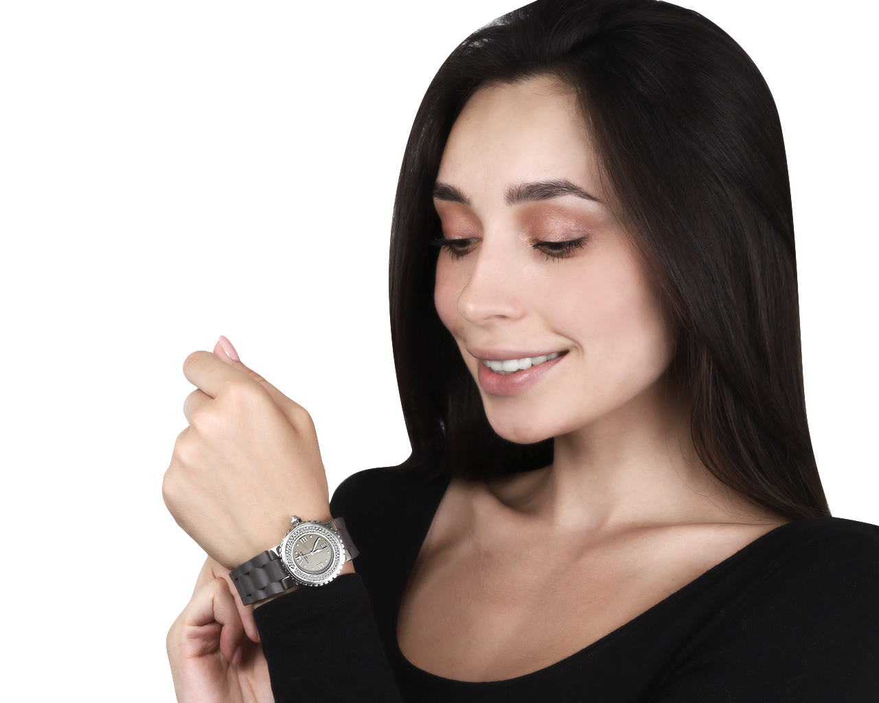 Оригинальные стальные часы с бриллиантами 0.70ct Chaumet Class One