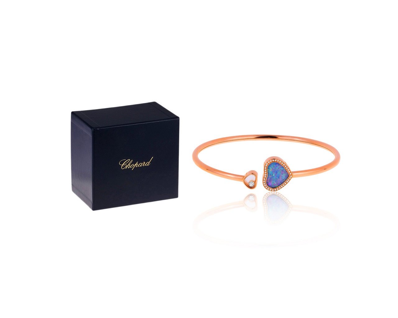 Оригинальный золотой браслет с опалом Chopard