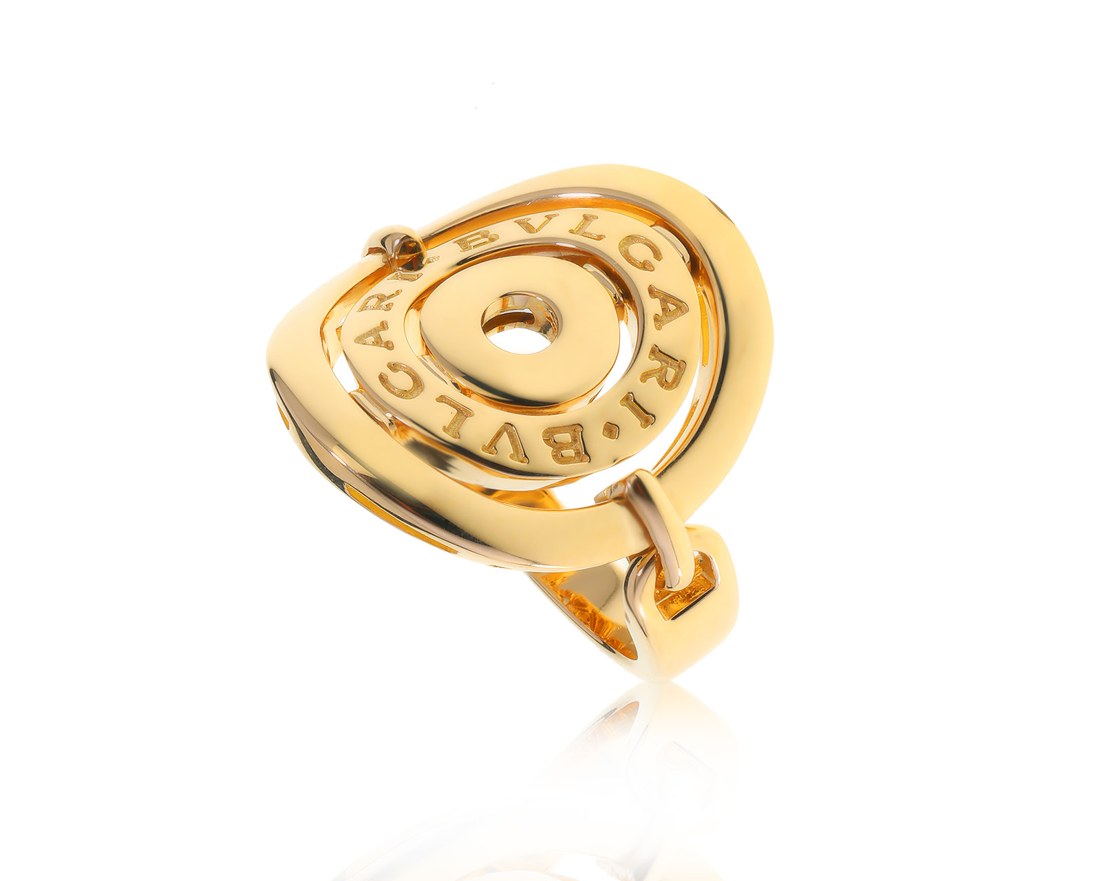 Оригинальное золотое кольцо Bvlgari Astrale