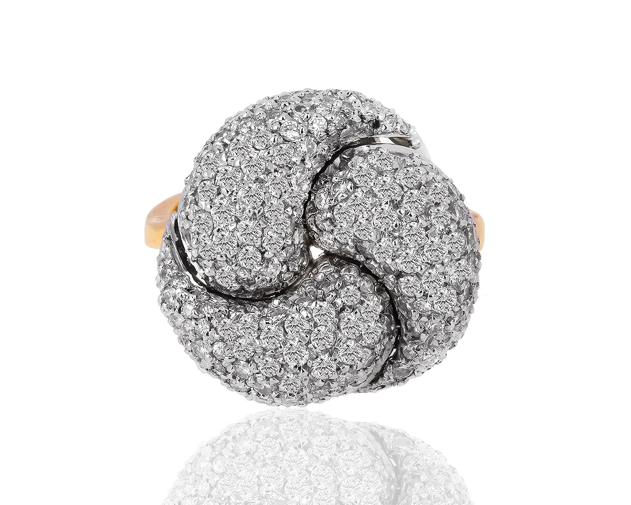 Итальянское золотое кольцо с бриллиантами 2.31ct 011018/12