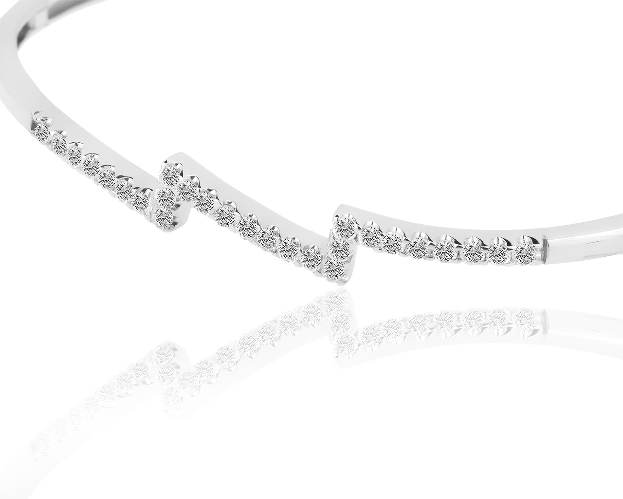 Стильный золотой браслет с бриллиантами 0.52ct