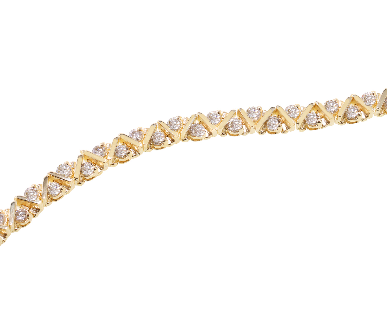 Безупречный золотой браслет с бриллиантами 4.00ct 020523/1 Безупречный золотой браслет с бриллиантами 4.00ct 020523/1