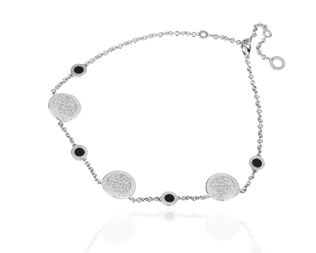 Оригинальное золотое колье с бриллиантами 2.01ct Bvlgari