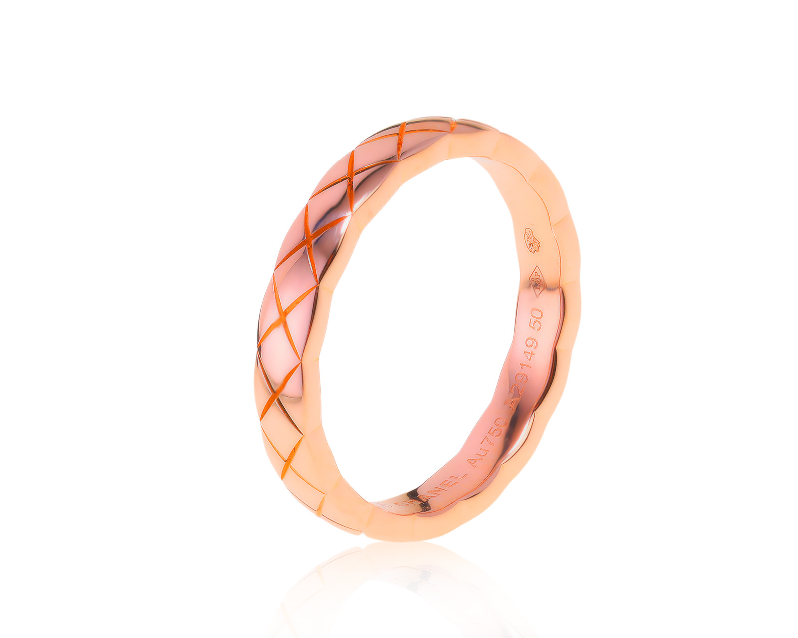 Оригинальное золотое кольцо Chanel 140222/7