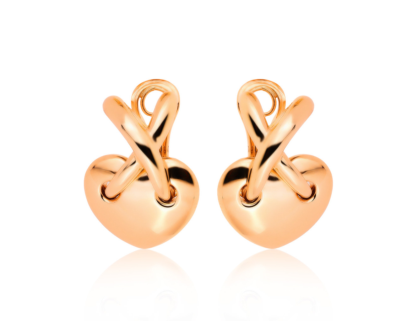 Оригинальные золотые серьги Chaumet Liens 080820/6