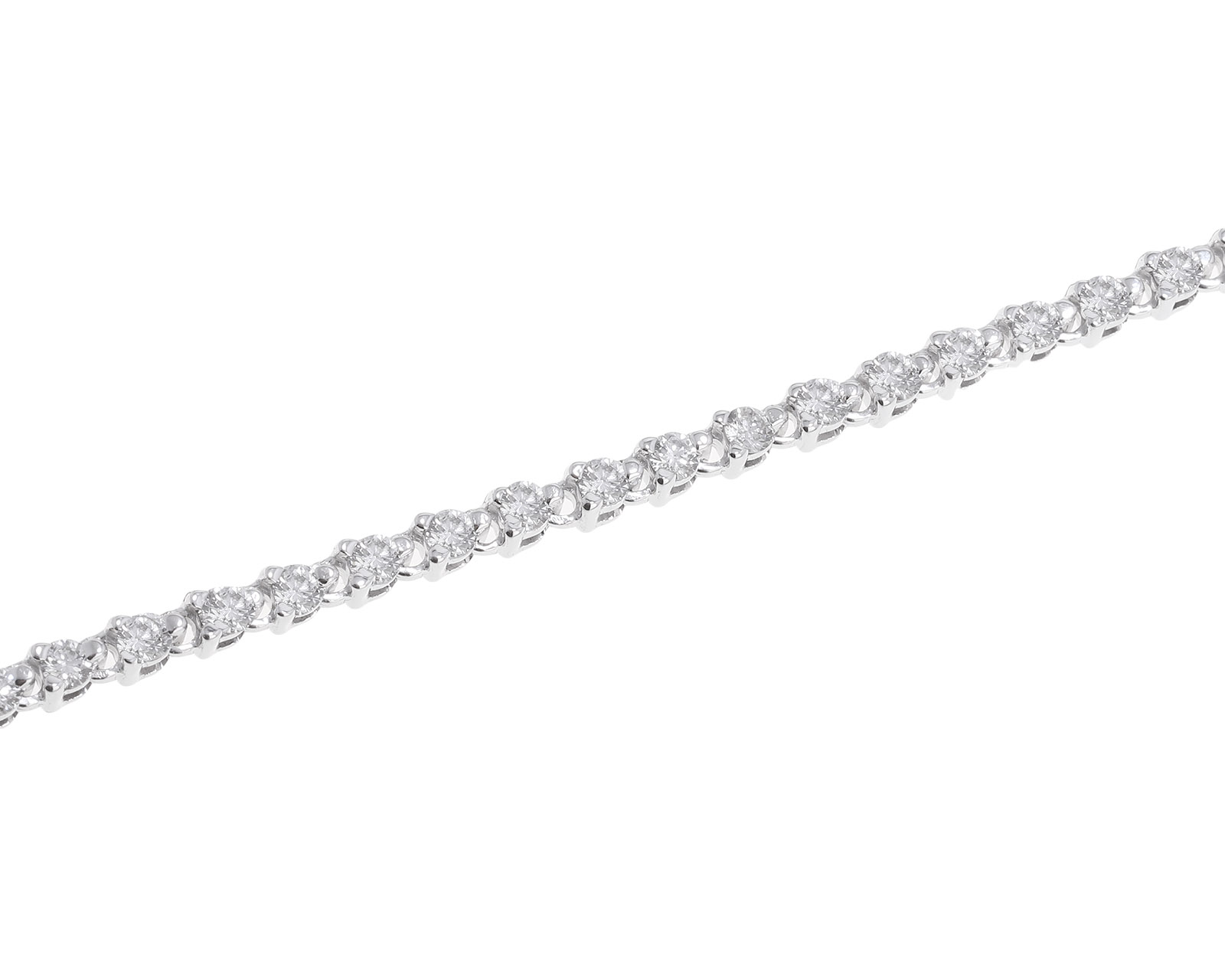 Безупречный золотой браслет с бриллиантами 2.32ct