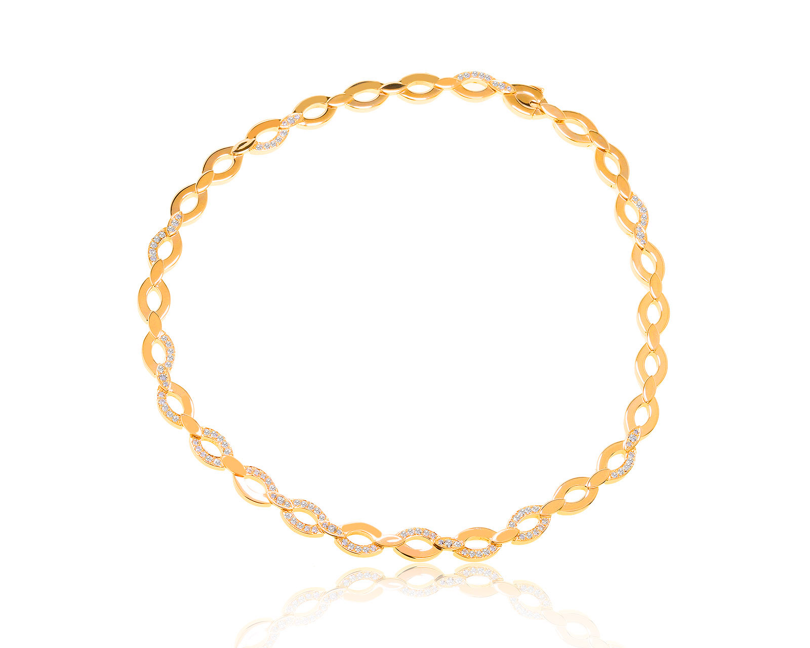 Оригинальное золотое колье Cartier