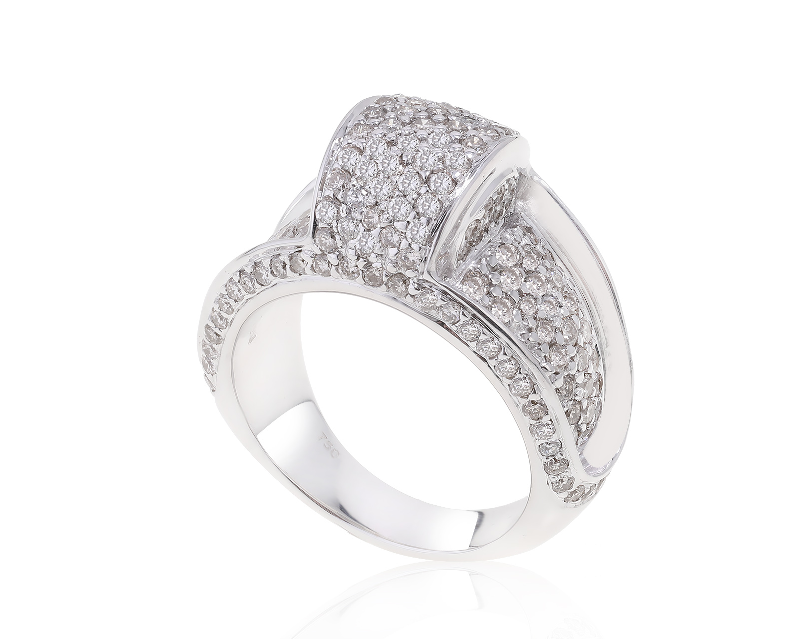 Прекрасное золотое кольцо с бриллиантами 2.01ct 130322/3