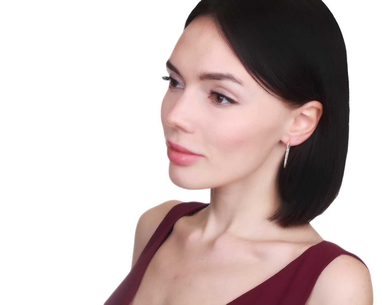 Оригинальные золотые серьги с бриллиантами 0.80ct Roberto Coin