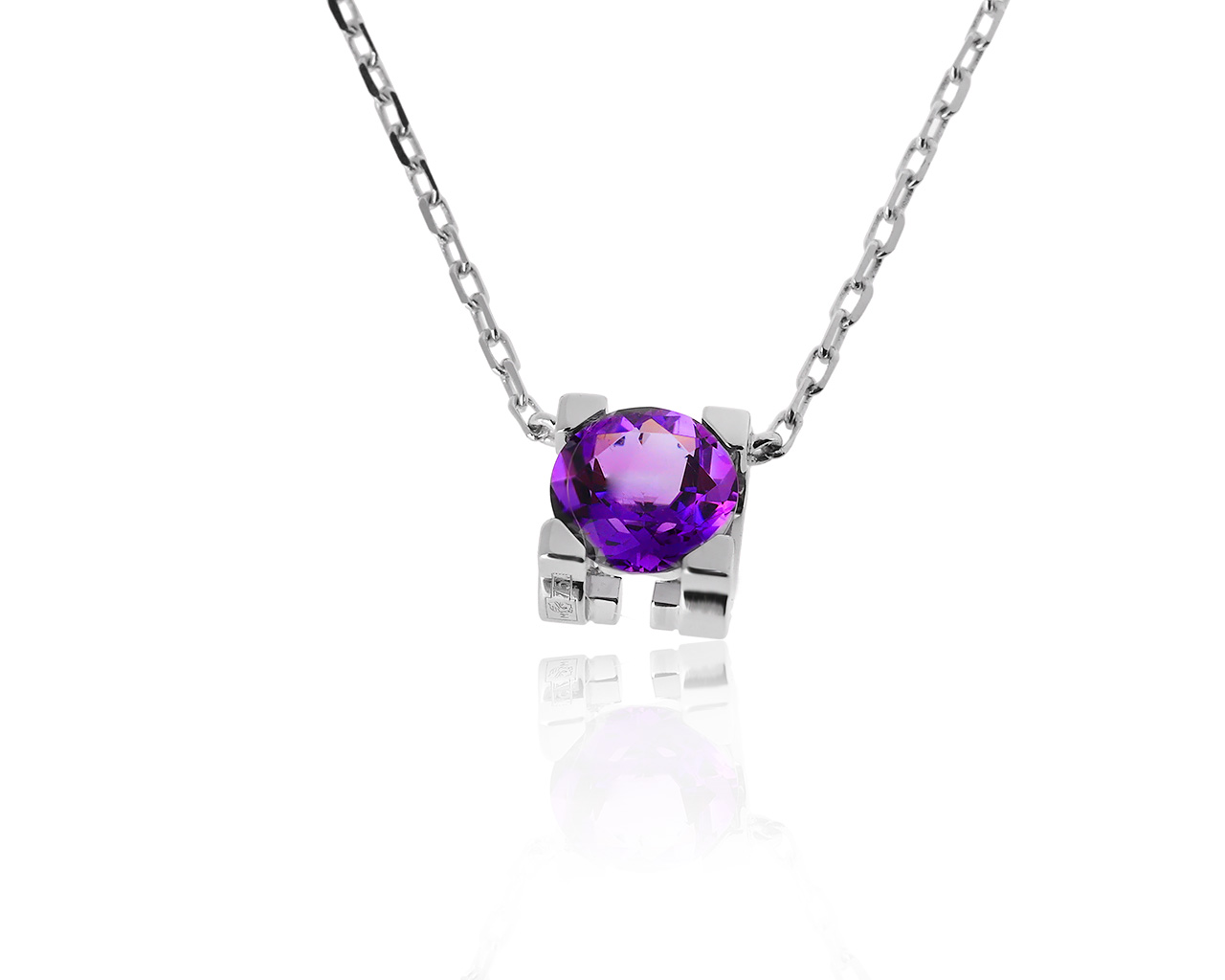 Оригинальный золотой кулон с аметистом 1.00ct Cartier C De Cartier 240720/7 Оригинальный золотой кулон с аметистом 1.00ct Cartier C De Cartier 240720/7