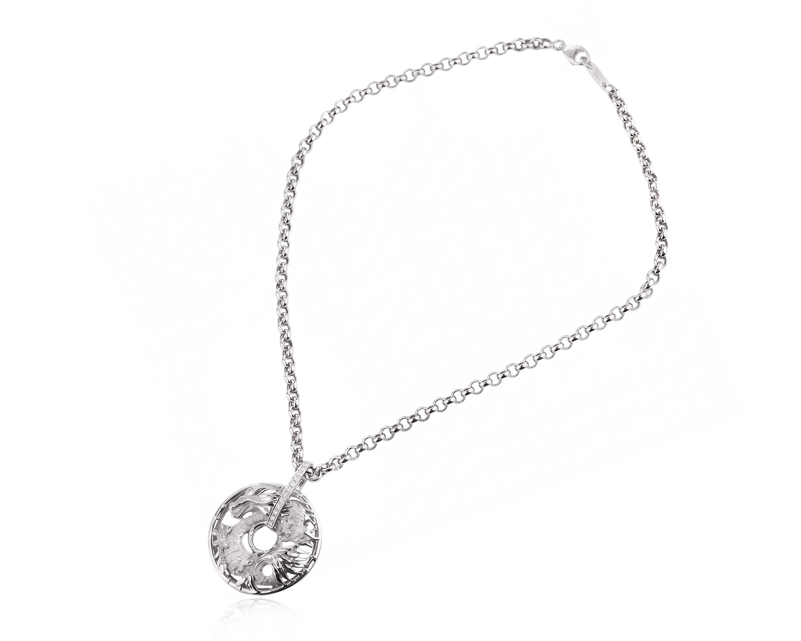 Оригинальный золотой кулон с бриллиантами 0.30ct Carrera y Carrera Shanghai Maxi