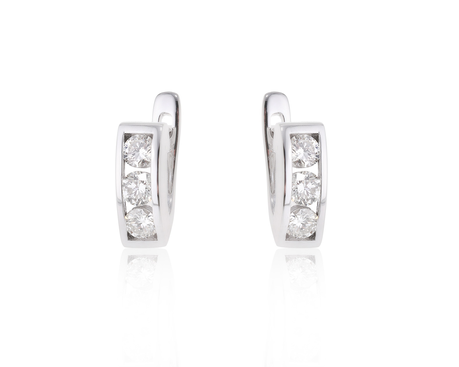 Оригинальные золотые серьги ЭПЛ Якутские бриллианты 120724/8