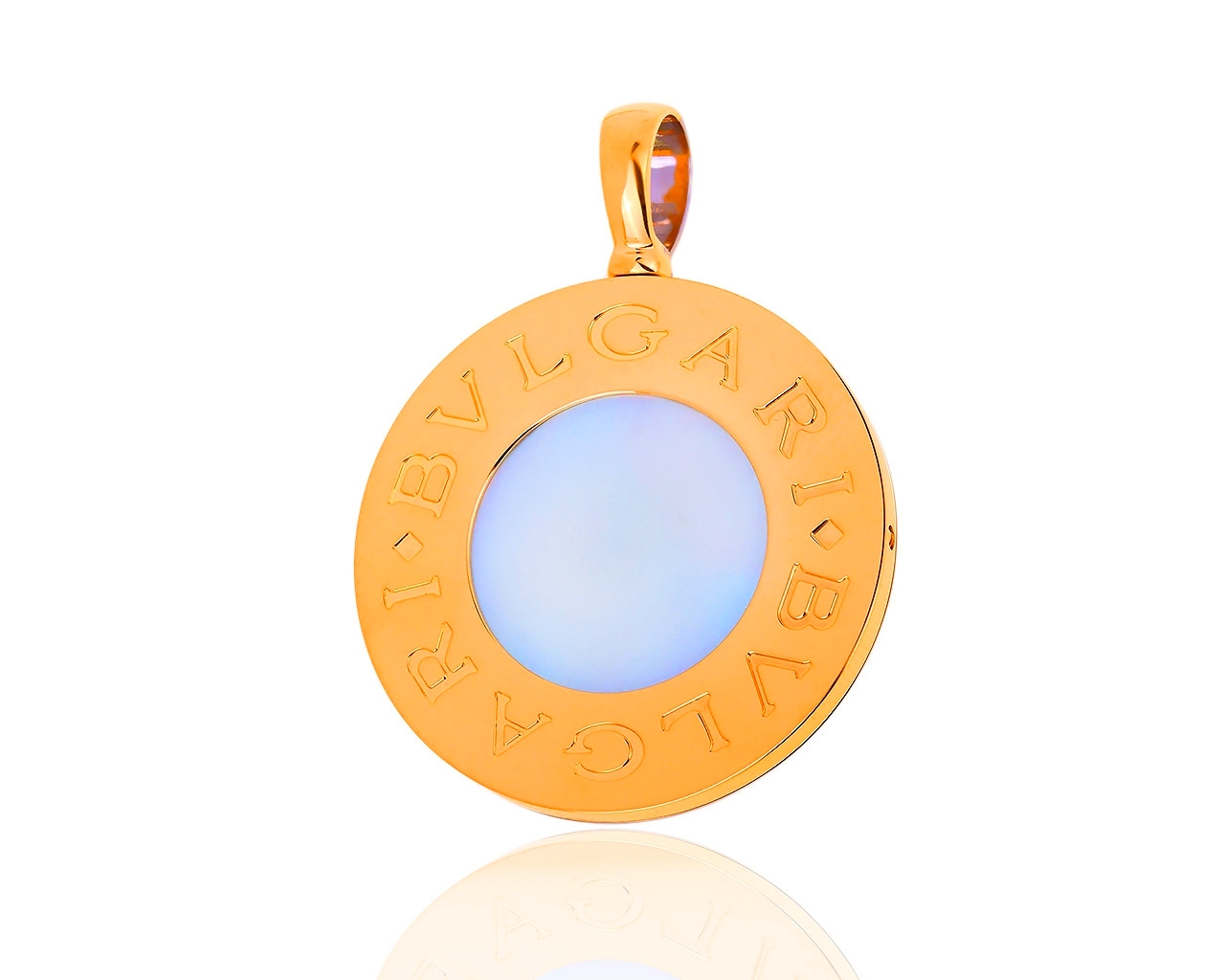 Золотая подвеска с ониксом и перламутром Bvlgari 210918/2