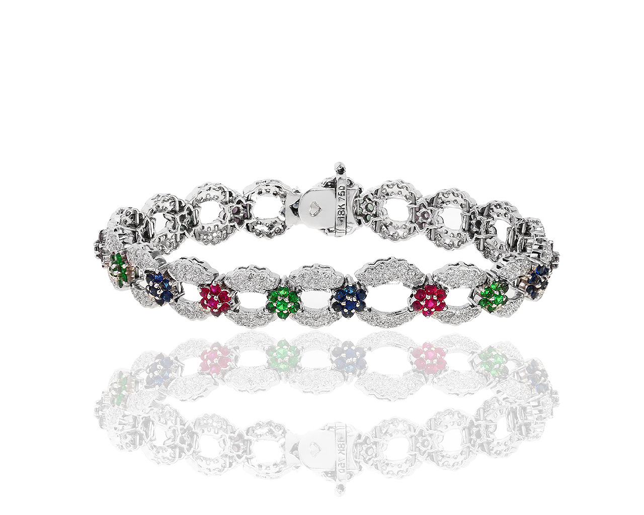 Изумительный золотой браслет с бриллиантами 2.11ct 050419/3