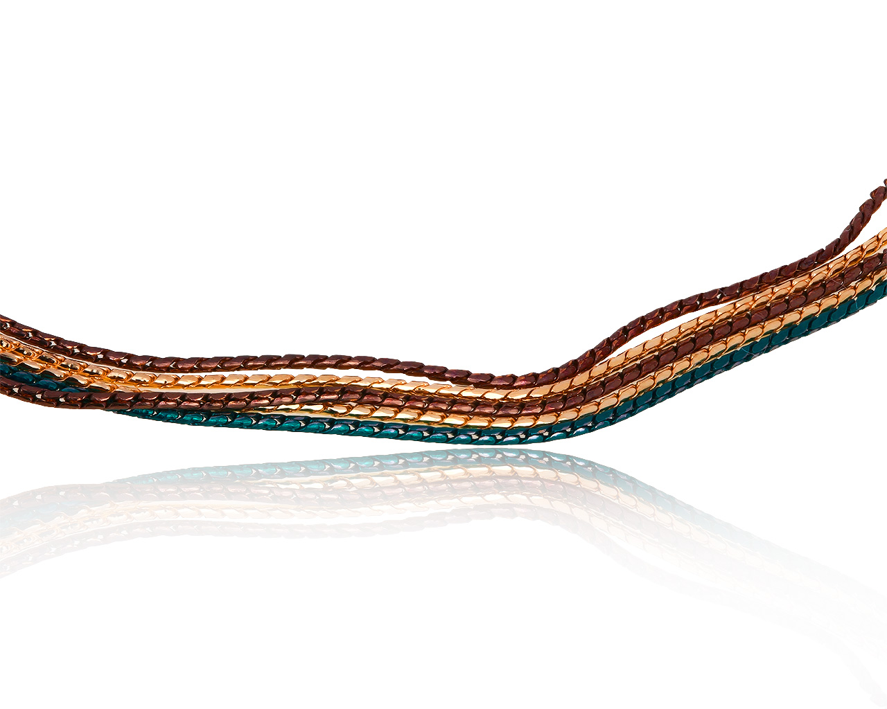 Модное золотое колье Roberto Bravo 310519/11