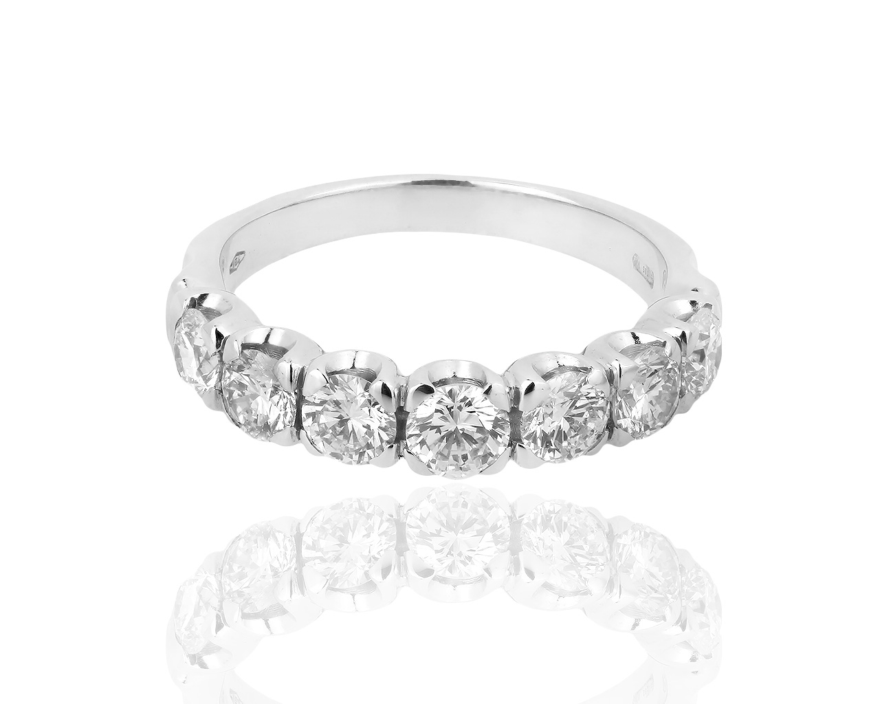 Итальянское золотое кольцо с бриллиантами 1.45ct 121017/2