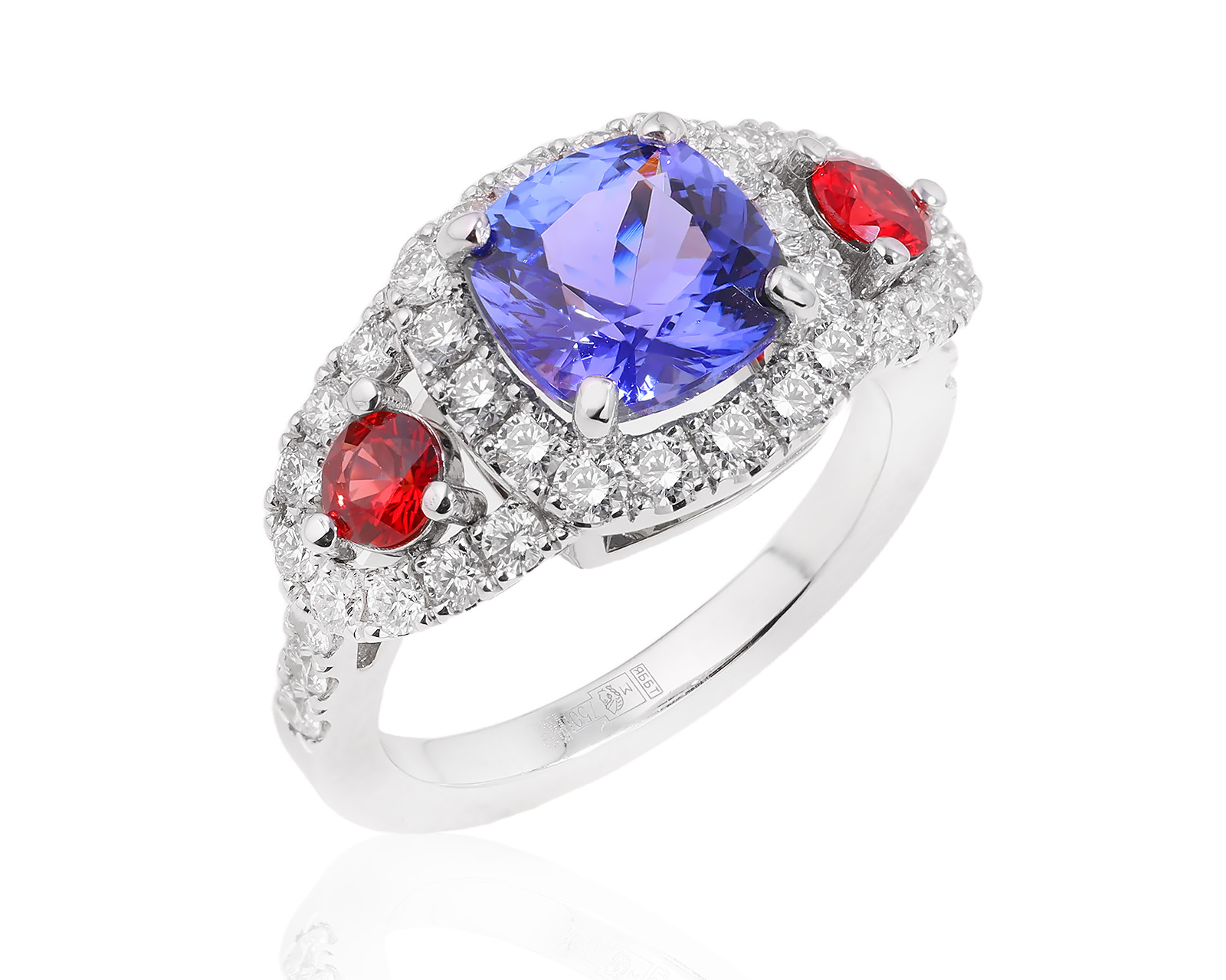 Золотое кольцо с танзанитом 2.48ct Evgeny Matveev
