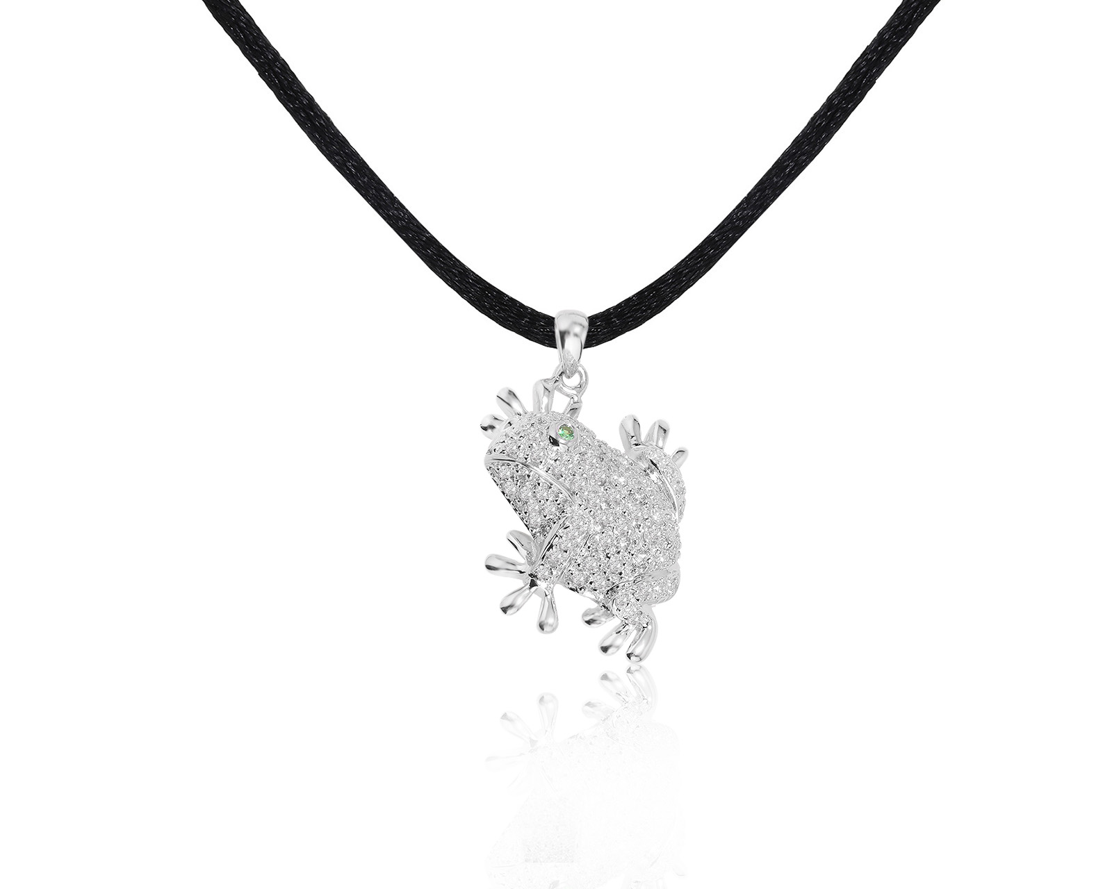 Изящный золотой кулон с бриллиантами 0.55ct 240122/3