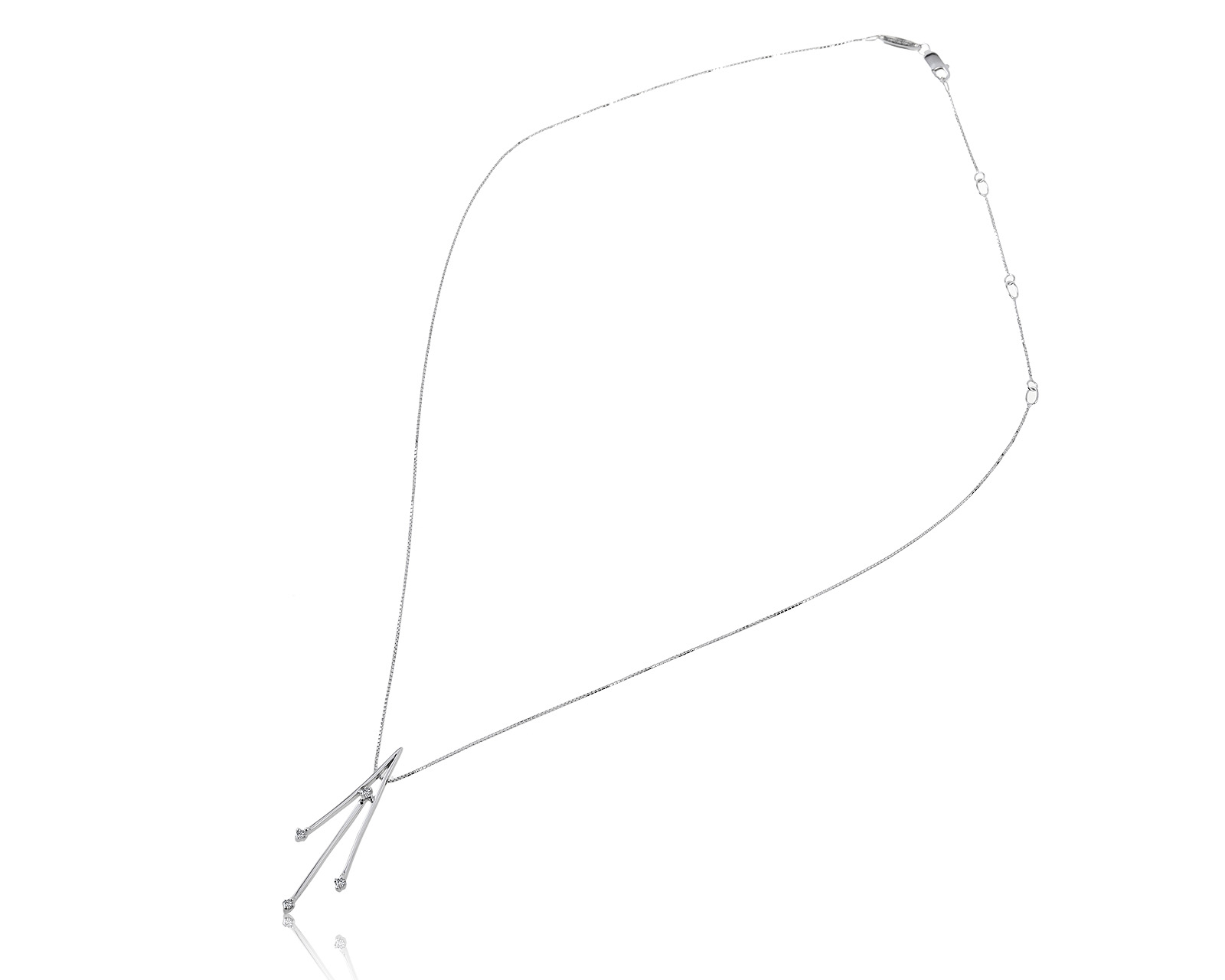 Оригинальный золотой кулон с бриллиантами 0.06ct Davite&Delicchi