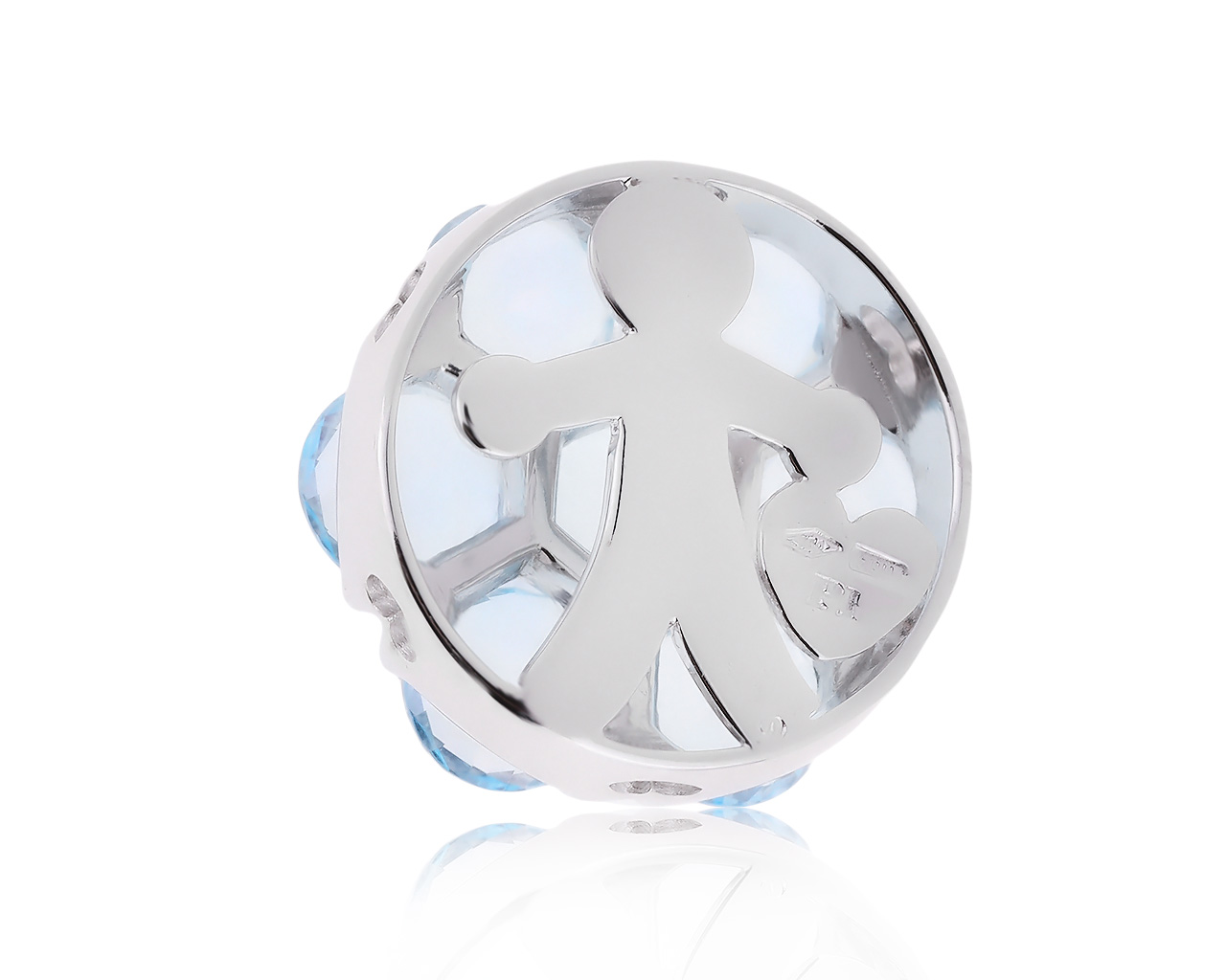 Оригинальный золотой кулон с топазами 6.30ct Pasquale Bruni