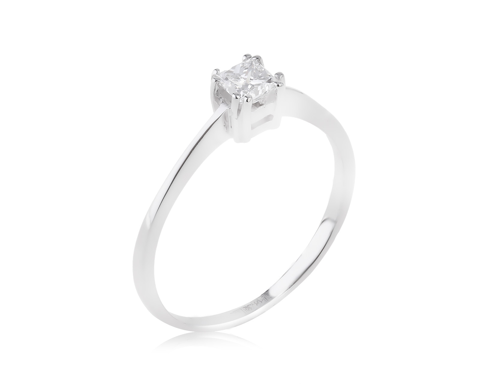 Золотое кольцо с бриллиантом 0.51ct 290923/1