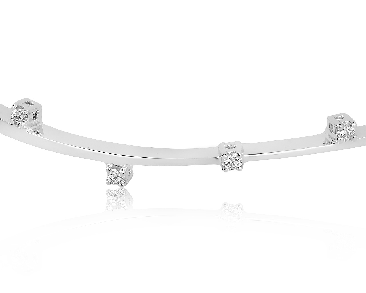 Итальянский золотой браслет с бриллиантами 0.17ct