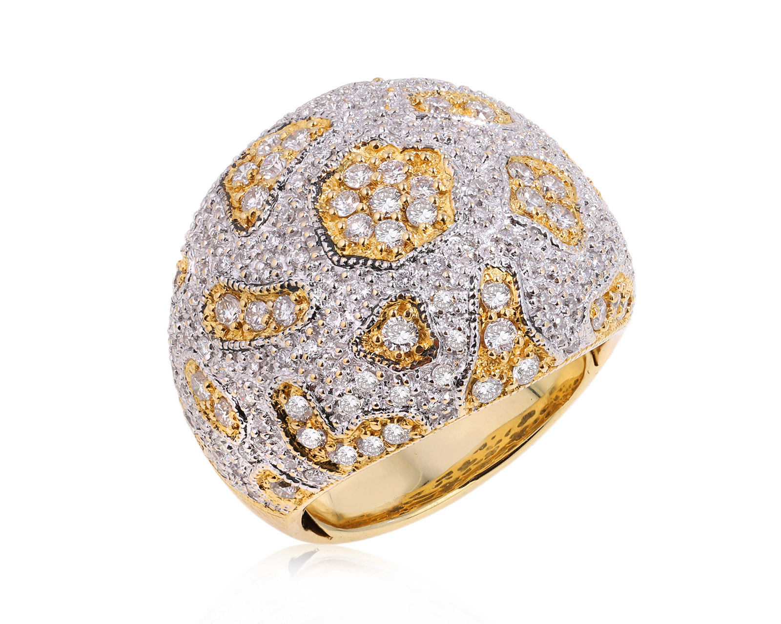 Золотое кольцо с бриллиантами 1.57ct 990074/2