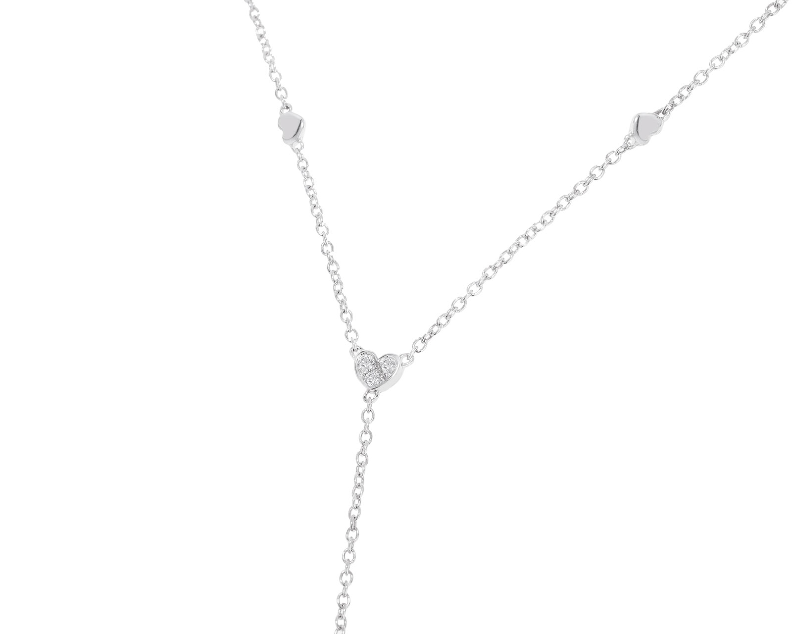Оригинальное золотое колье с рубинами 0.08ct Casato 210322/2
