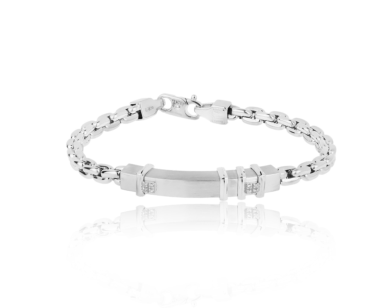 Оригинальный золотой браслет с бриллиантами 0.04ct Zancan 221219/3 Оригинальный золотой браслет с бриллиантами 0.04ct Zancan 221219/3