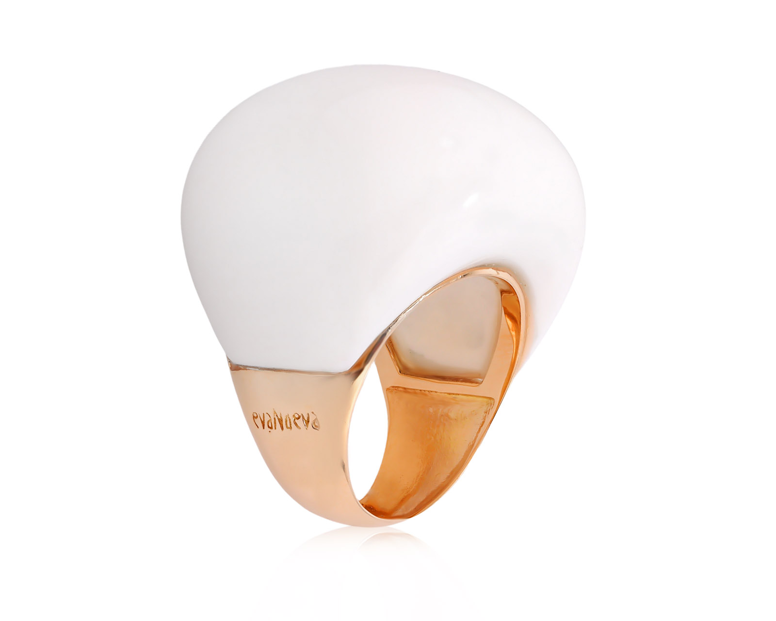 Оригинальное золотое кольцо с кахолонгом 88.00ct Eva Noeva 040226/1