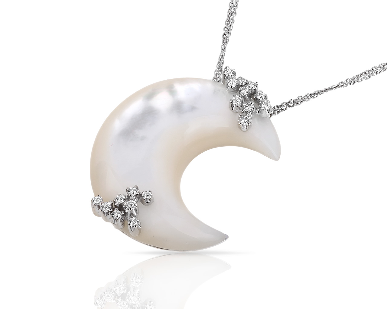 Оригинальное золотое колье с перламутром 18.00ct Giovanni Ferraris 080318/1 Оригинальное золотое колье с перламутром 18.00ct Giovanni Ferraris 080318/1