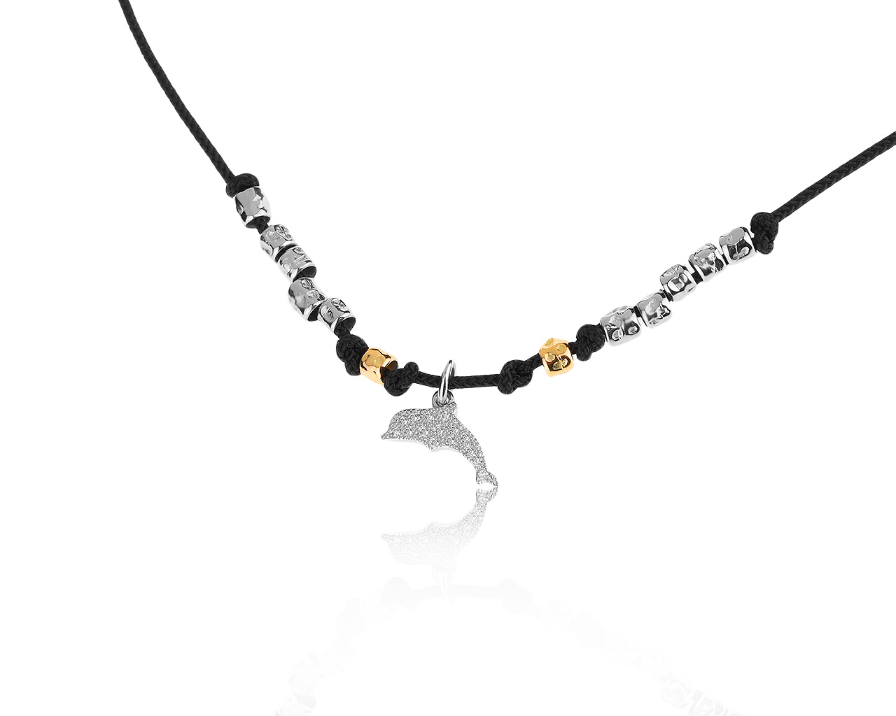 Оригинальный золотой кулон с бриллиантами 0.09ct DoDo 210720/14