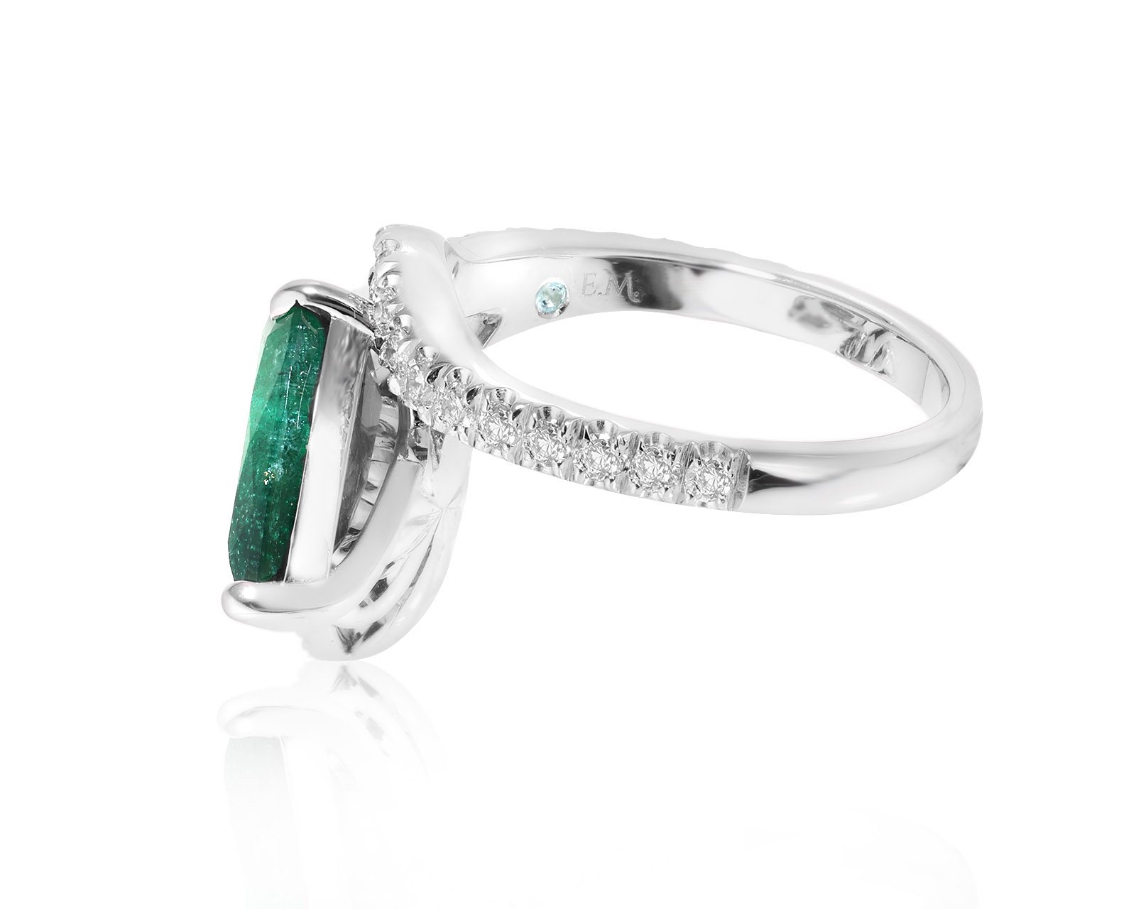 Золотое кольцо с изумрудом Замбия 2.32ct Evgeny Matveev