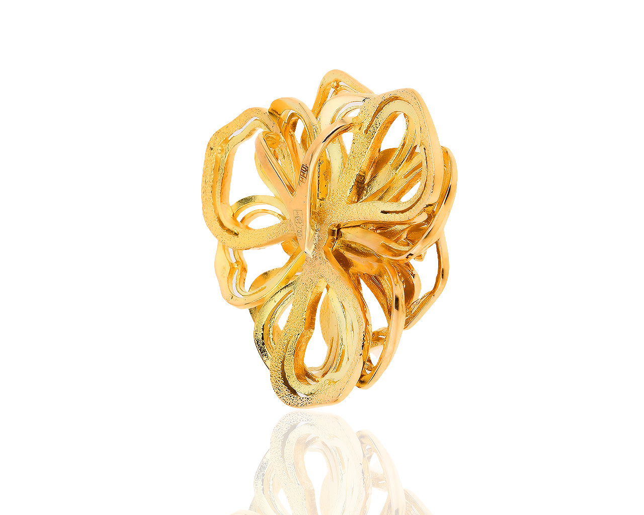 Золотая подвеска с бриллиантами 0.08ct