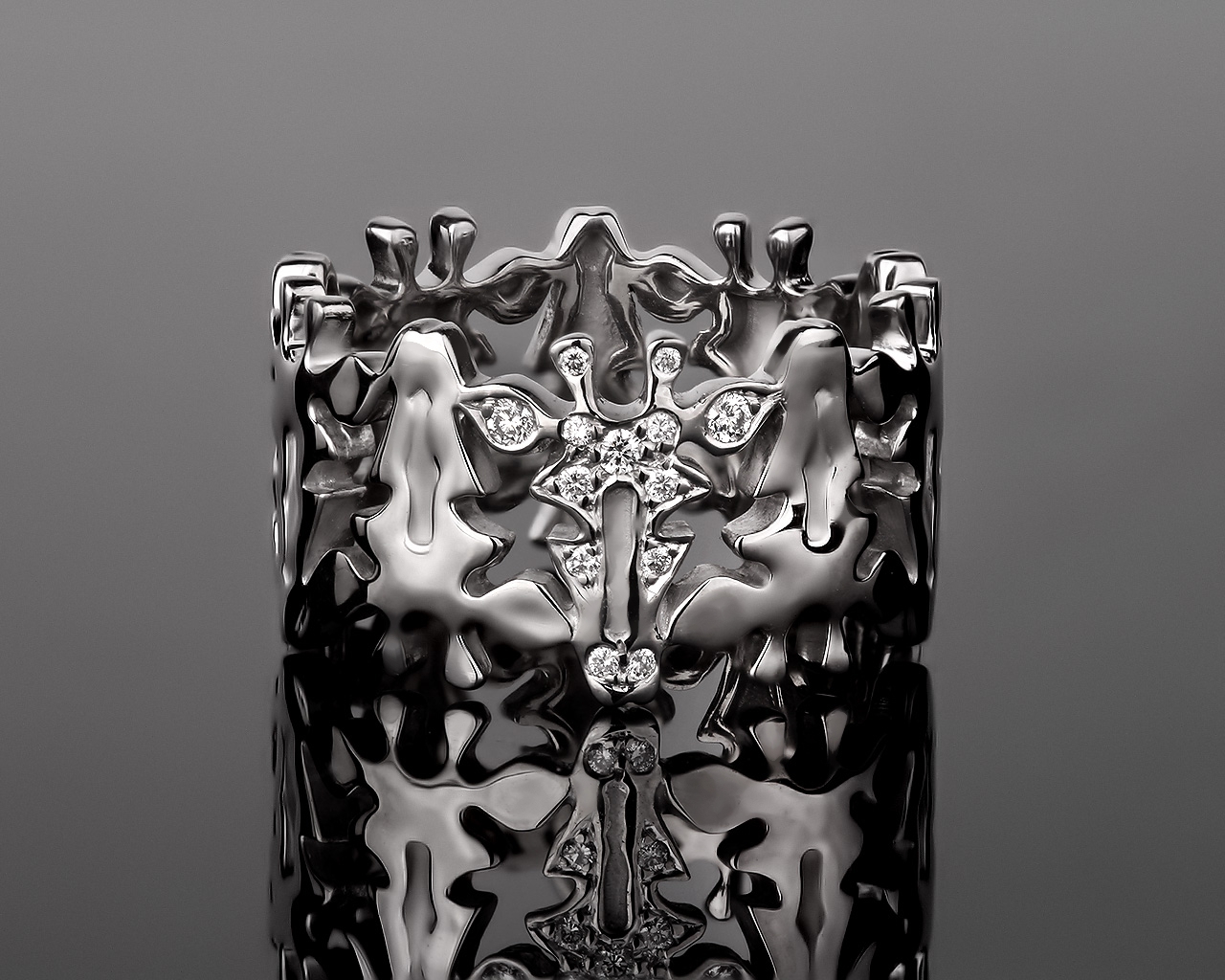 Роскошное золотое кольцо Carrera&Carrera Giraffe 270917/1