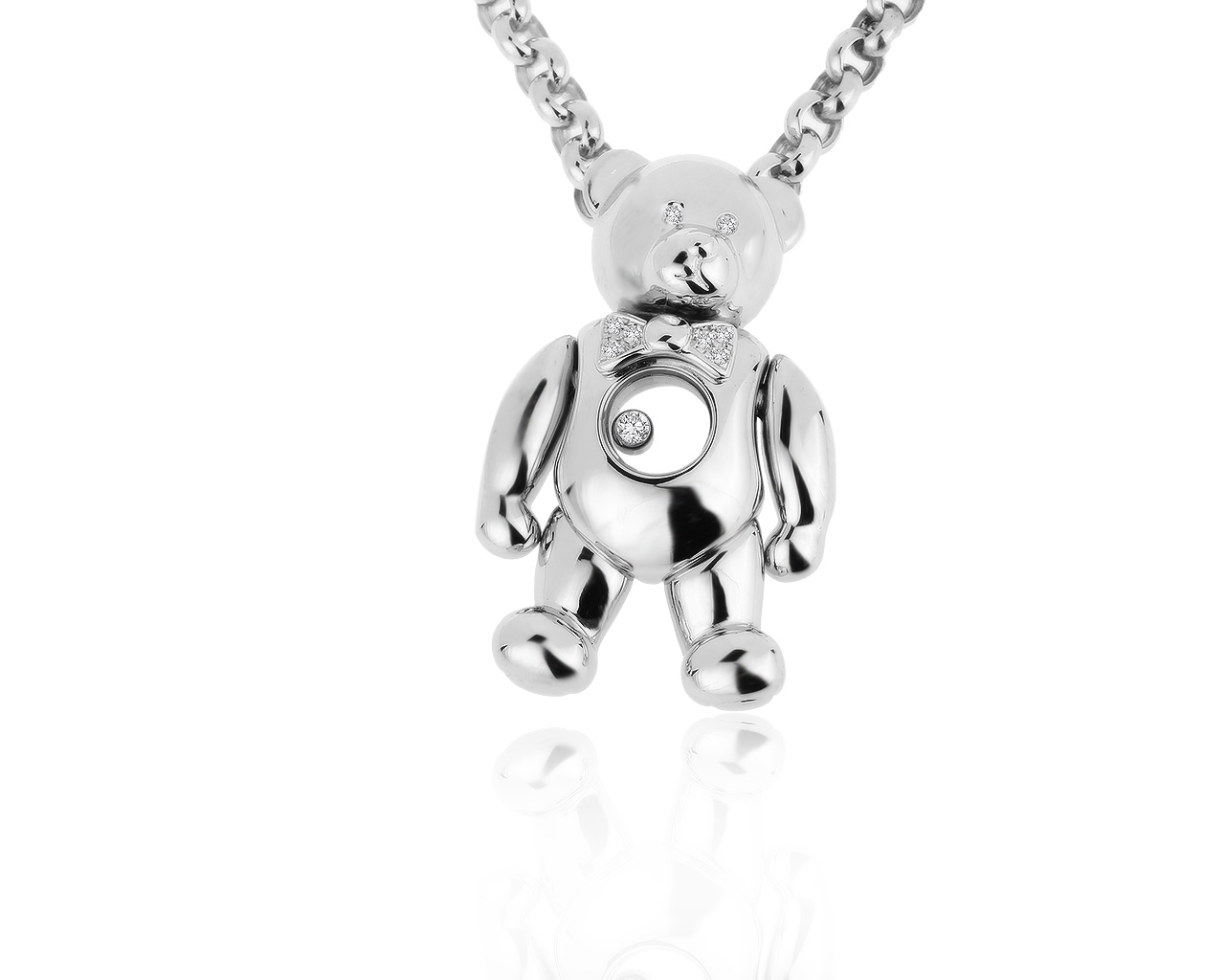 Оригинальный золотой кулон с бриллиантами 0.15ct Chopard 200120/1